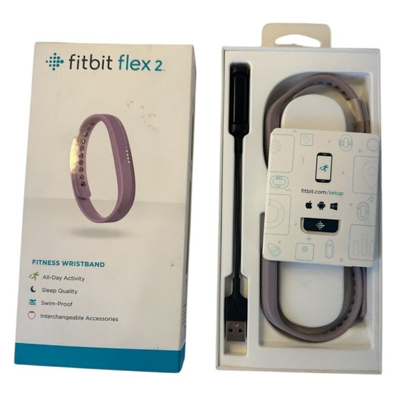 Fitbit Flex 2 Bluetooth Health Activity Sleep Tracker Sports S&L Band IN BOX US - Picture 12 of 16